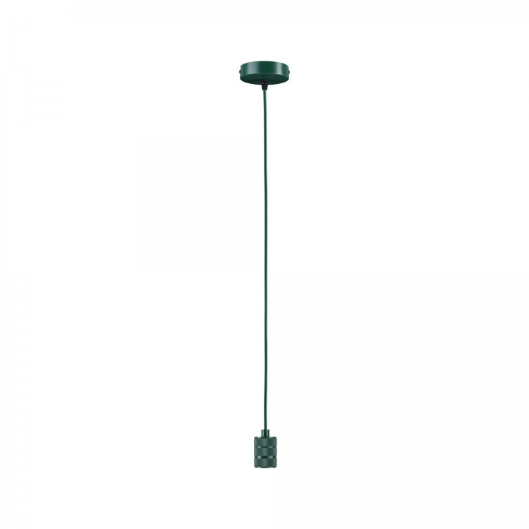 Suspension Tilla Neordic max1x60W E27 vert foncé 230V tissu/mét