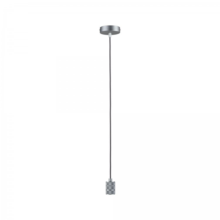 Suspension Tilla Neordic max1x60W E27 gris aluminium 230V tissu/métal