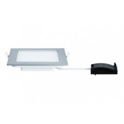 Kit encastrés Quality Panel carré LED 1x12W 4000K 230V 165x165mm Chr Dép/plast