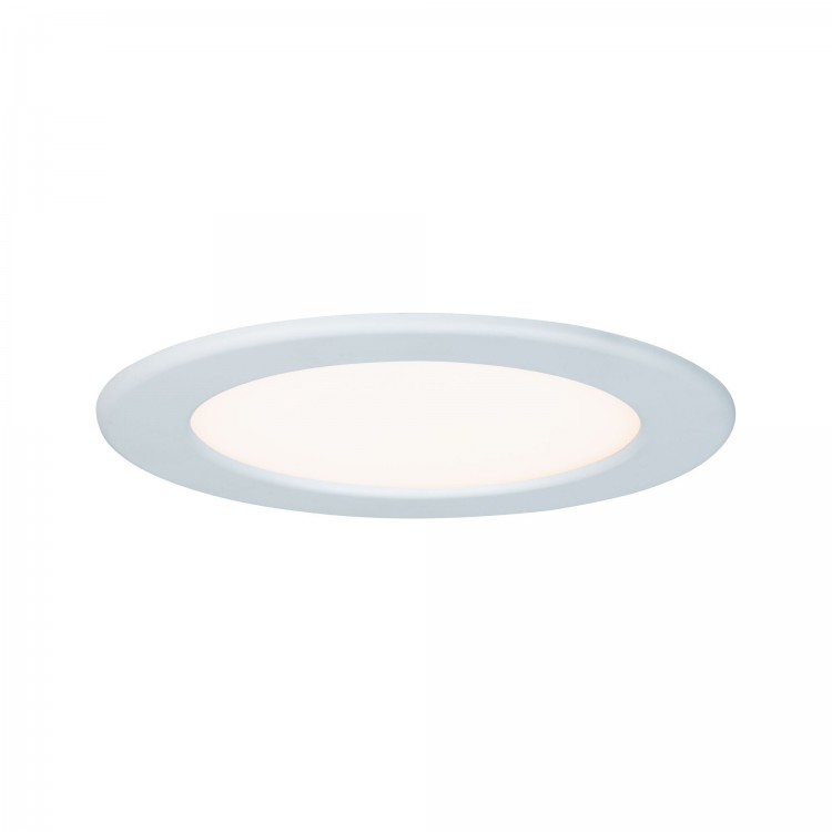 Kit encastrés Quality Panel rond LED 1x12W 2700 K 230V 170mm Blanc/plastique