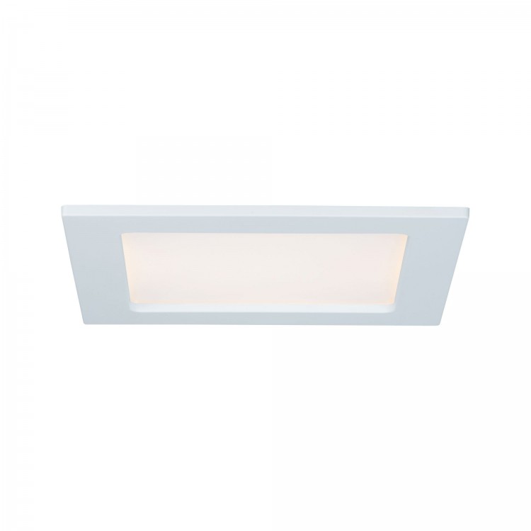 Kit encastrés Quality Panel carré LED 1x 12W 2700 K 230V 165x165 mm Bl /plastique