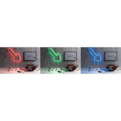 Strip USB Neon Colorflex RGB 1m Avec connecteur de câble 5W 5V blc Pla