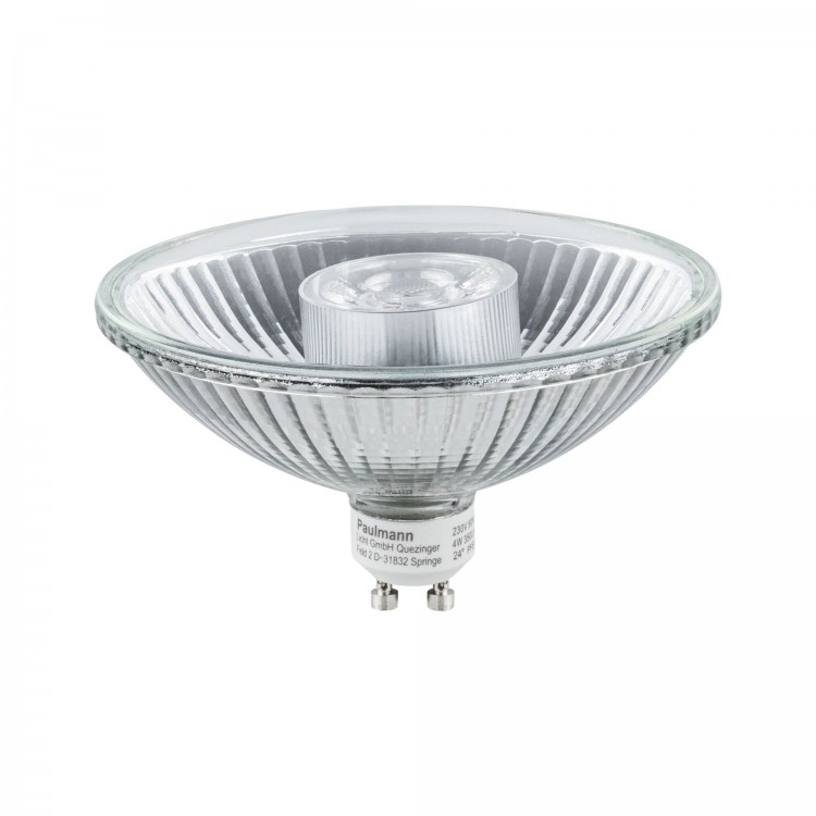 LED QPAR111 4W GU10 230V 2700K 24°