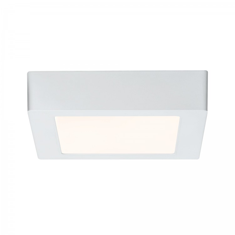 WallCeiling Lunar LED Panel 170x170mm 11W 230V blanc mate alu