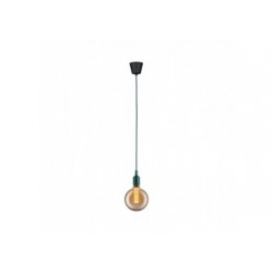 Suspension Ketil Neordic max1x60W E27 vert foncé 230V tissu/sil