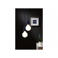 Suspension Ketil Neordic max1x60W E27 bleu nuit 230V tissu/sil