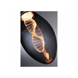 LED B75 Inner Glow Helix 90lm E27 smoke 1800K