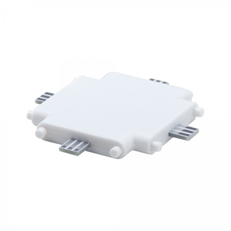 Clever Connect Cadre connect en X 12V Blanc dépoli/Synthétique