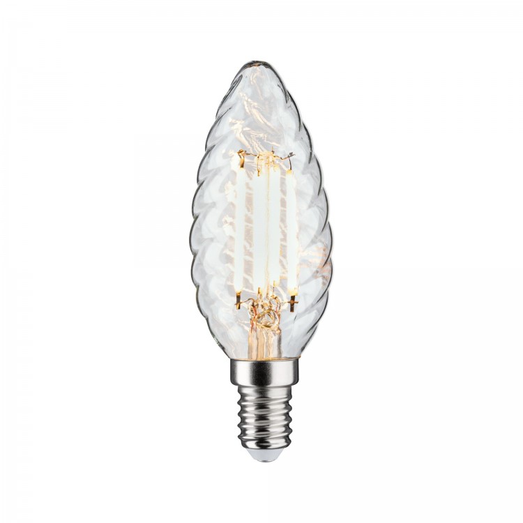 Flamme LED torsadée 450lm E14 4,7W Clair 2700K 230V