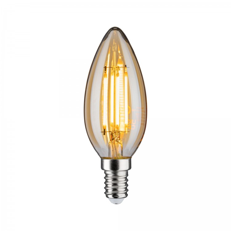 Flamme LED 430lm E14 4,7W Doré 2500K 230V