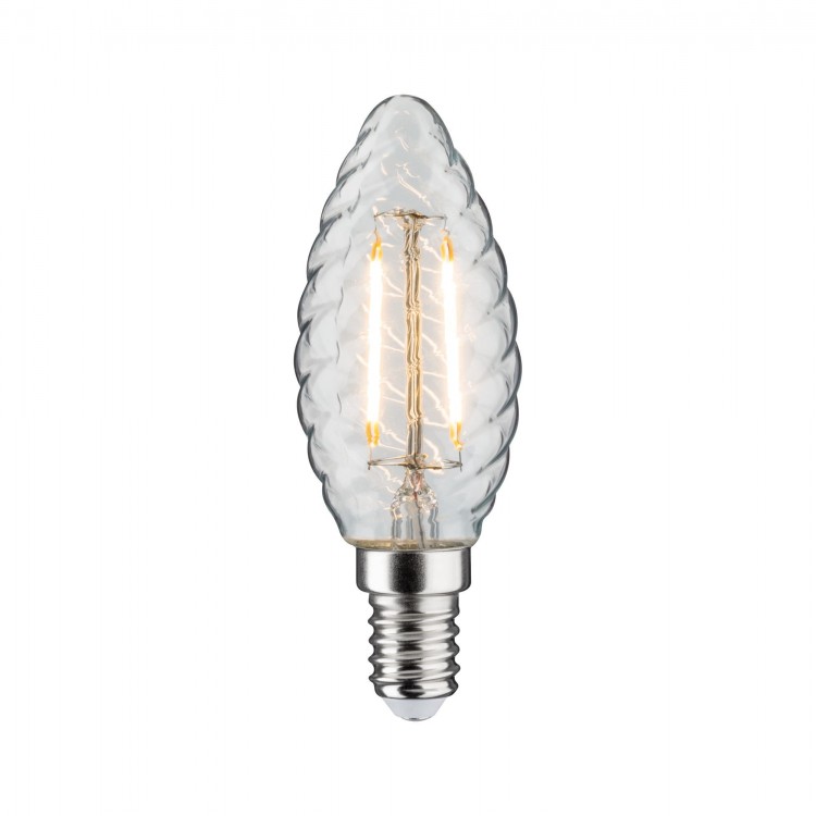 Flamme LED torsadée 280lm E14 2,6W Clair 2700K 230V