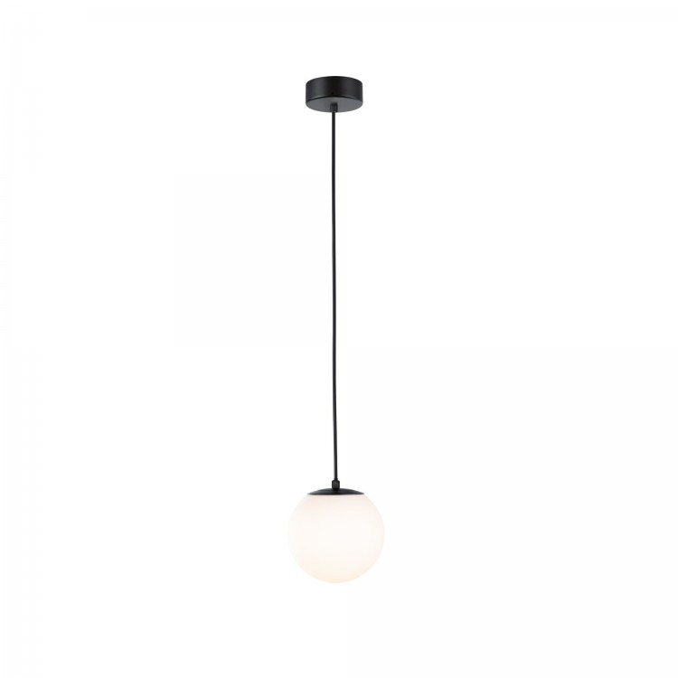 MP Gove IP44 suspension LED 9W Satin/Noir mat Verre/Métal