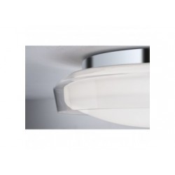 MP Luena IP44 plafonnier LED 11,5W Chrome 230V Verre/Métal