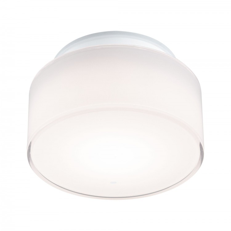 MP Maro IP44 plafonnier LED 1x6,8W rond 155mm Blanc synthétique