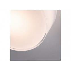 MP Maro IP44 plafonnier LED 1x6,8W rond 155mm Blanc synthétique