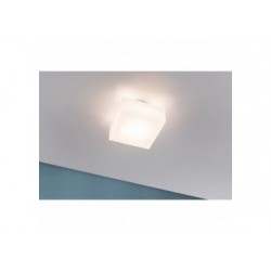 MP Maro IP44 plafonnier LED 1x6,8W carré 155x155mm Blanc synthétique