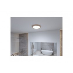 MP Tega IP44 Plafonnier WhiteSwitch LED 22,5W Bois clair 230V synthétique