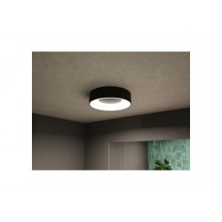 MP Casca IP44 Plafon. WhiteSwitch LED 1x16W 300mm Noir 230V Métal/Synthétique