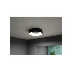 MP Casca IP44 Plafon. WhiteSwitch LED 1x16W 300mm Noir 230V Métal/Synthétique