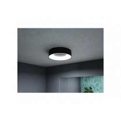 MP Casca IP44 Plafon. WhiteSwitch LED 1x16W 300mm Noir 230V Métal/Synthétique