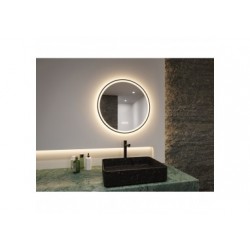 MP Mirra rond frame IP44 LED WhiteSwitch 21W 600mm Mir/Nr 230V Mét/Ac