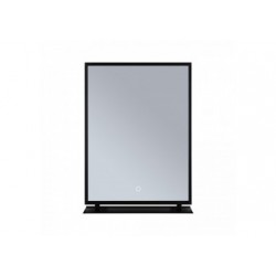 MP Miro Carré IP44 TunW LED 11W 450x600 miroir/Noir 230V Métal/Acrylique